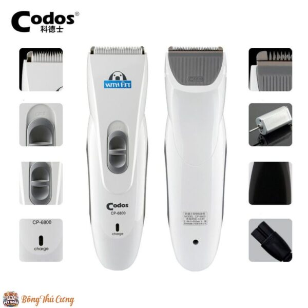 Tông Đơ Cắt Tỉa Lông Codos CP 6800 1