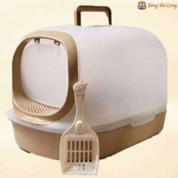 Nhà Vệ Sinh Cho Mèo Nắp Mở MAKAR Luxury Cat Litter Box 1