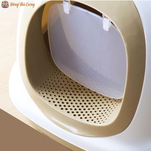 Nhà Vệ Sinh Cho Mèo Nắp Mở MAKAR Luxury Cat Litter Box 2